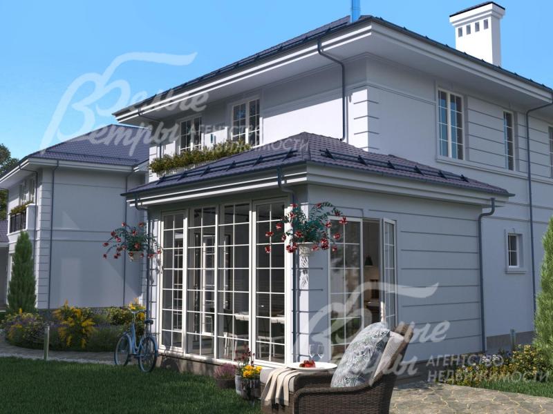 Визуализация. Панорамные окна в столовой.