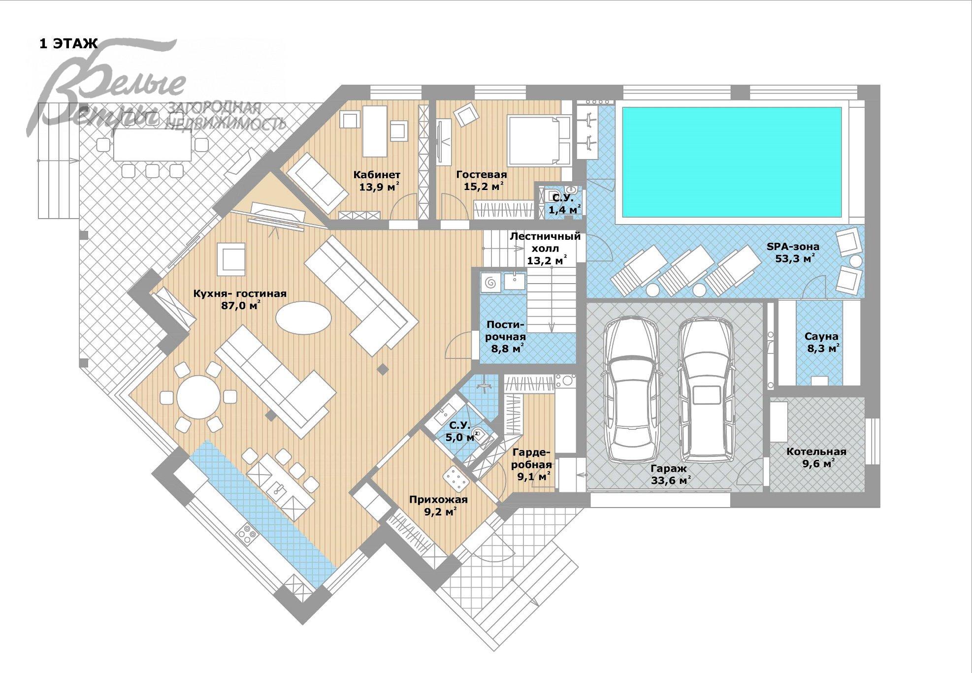 Дом Елизарово Парк КП Каменка id 424-606 планировка0