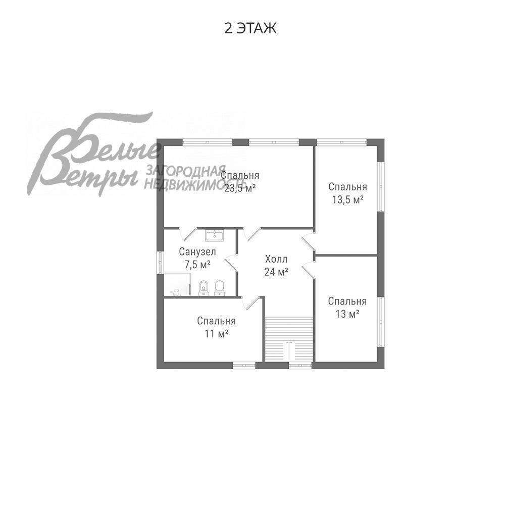 Дом Акиньшино  id 463-908 планировка1