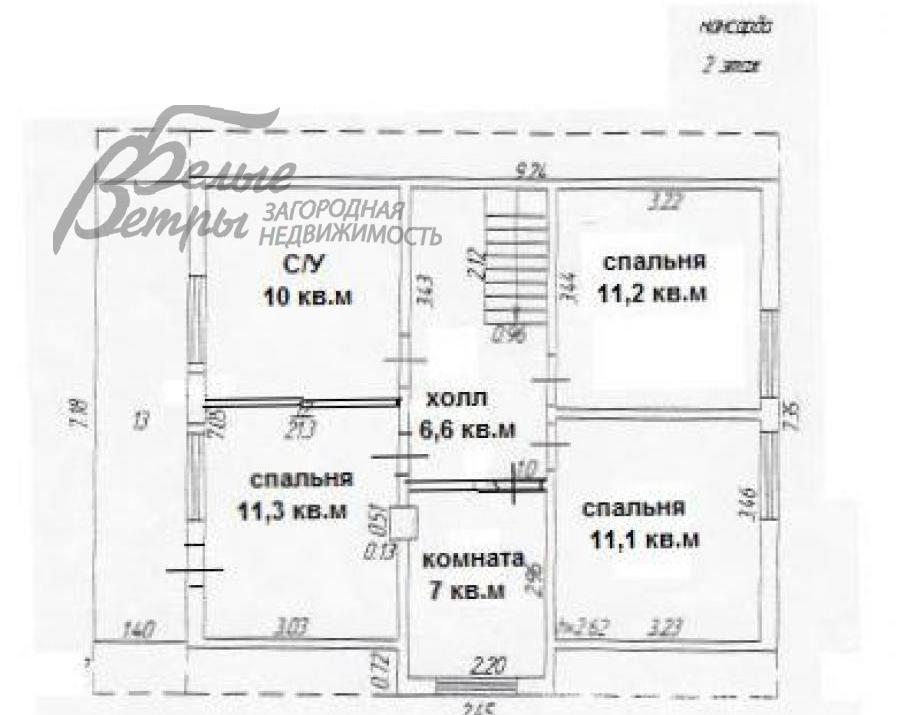 Дом Спектр СНТ Пучково id 551-801 планировка1