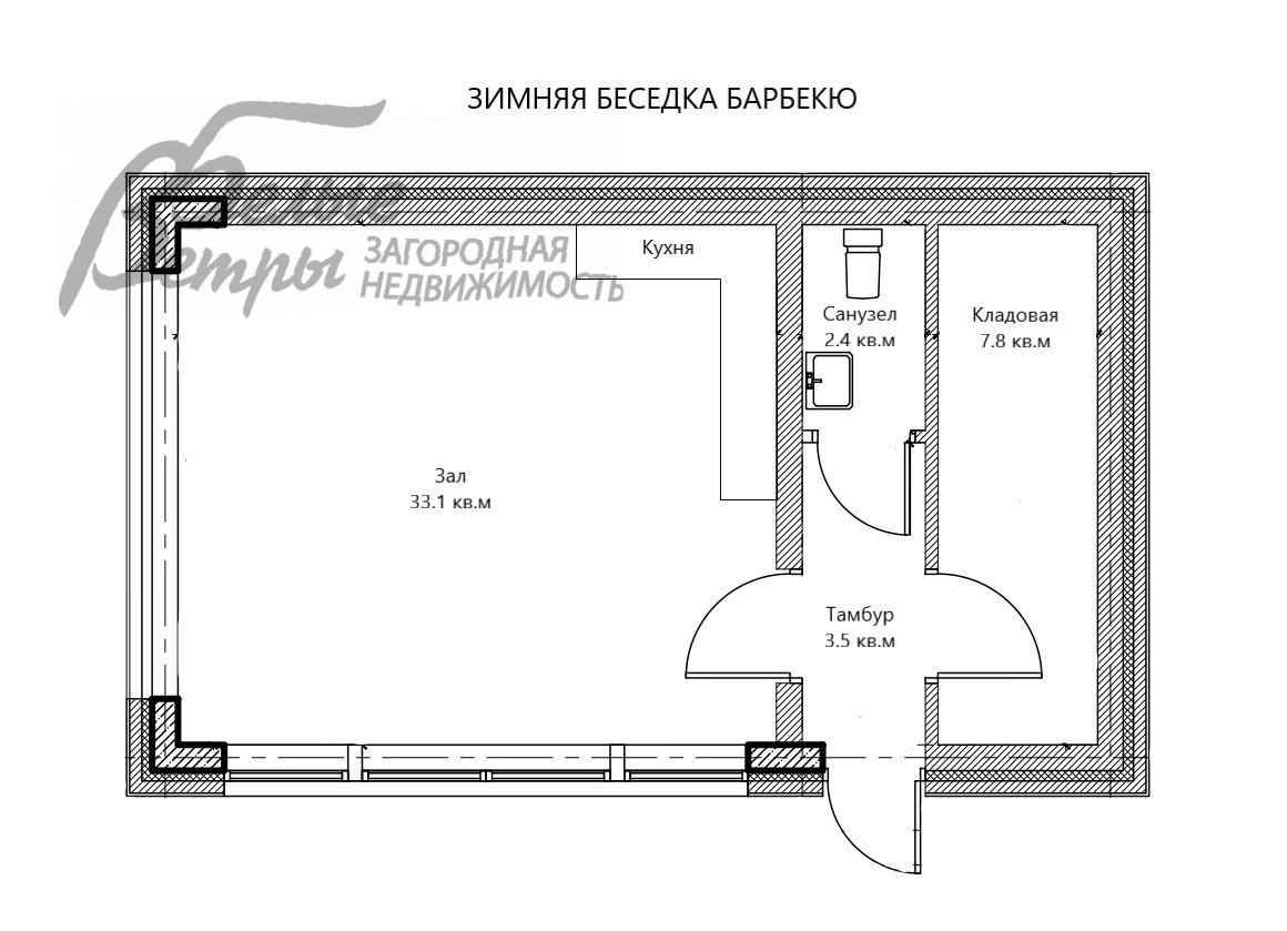 Дом Графские пруды КП Каменка id 228-947 планировка5