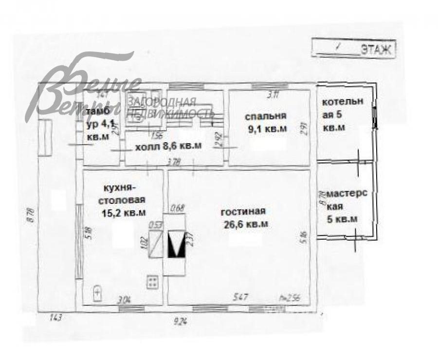 Дом Спектр СНТ Пучково id 551-801 планировка0