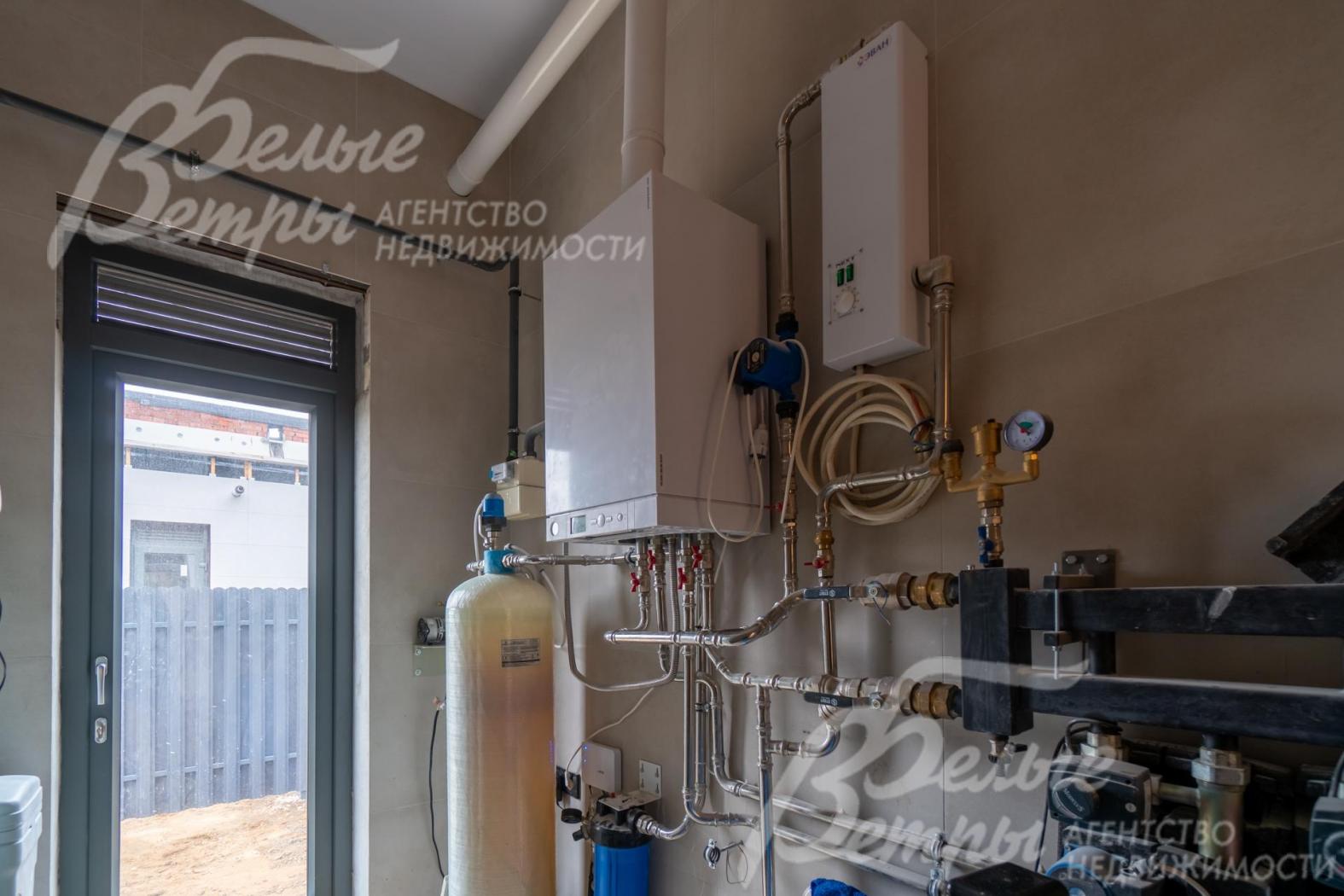 Котельная: установлен газовый котел Vaillant