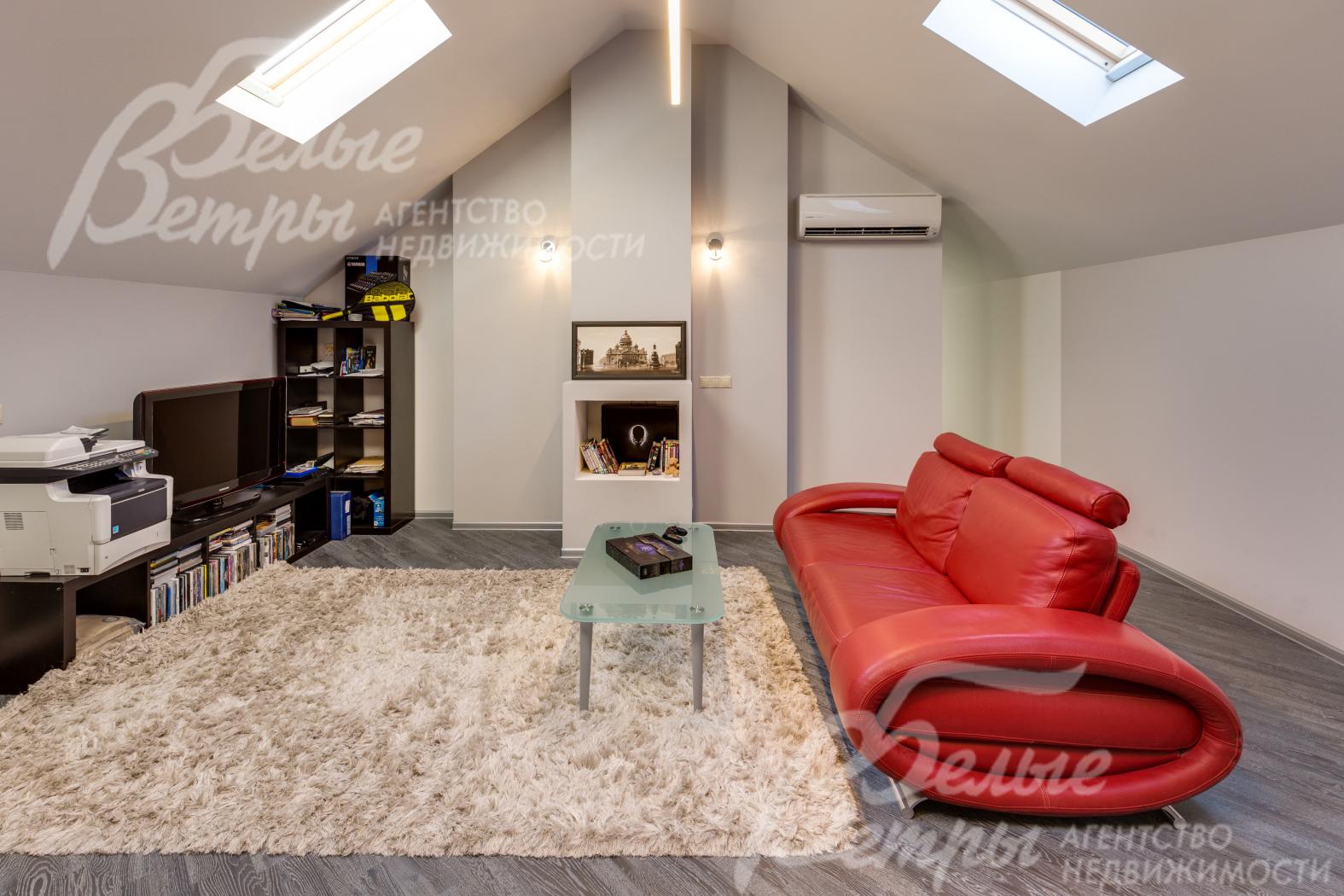 Игровая комната на мансарде 35.5 кв.м.