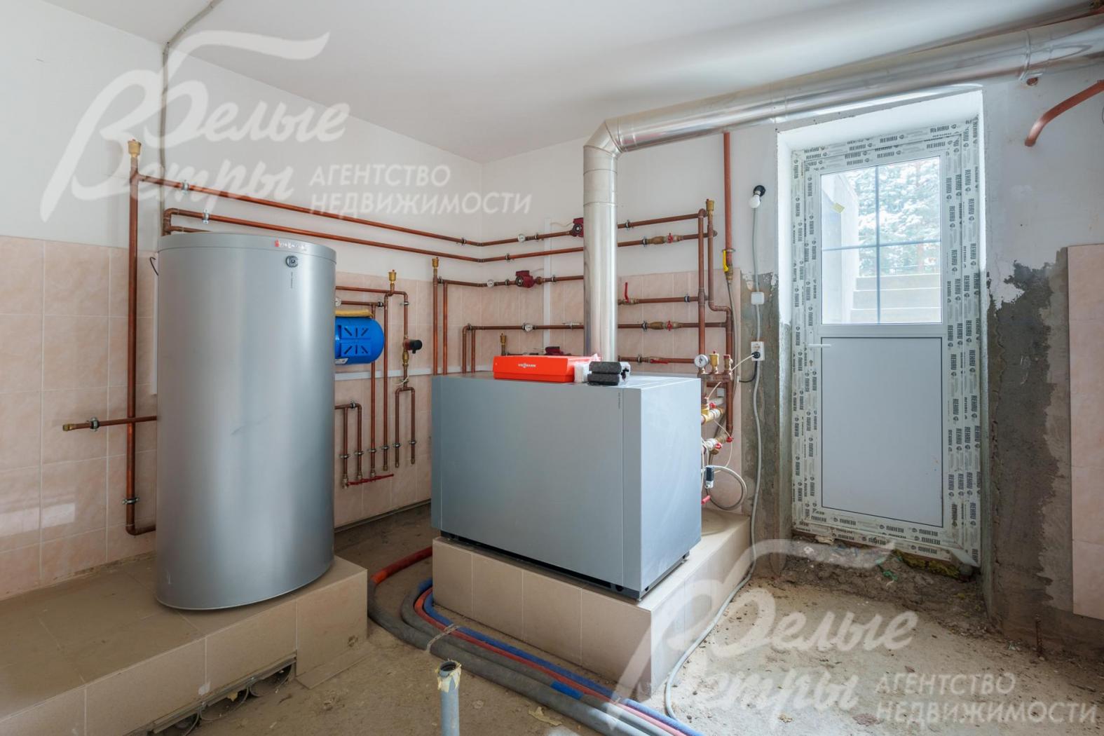 Котельная оборудована газовым котлом