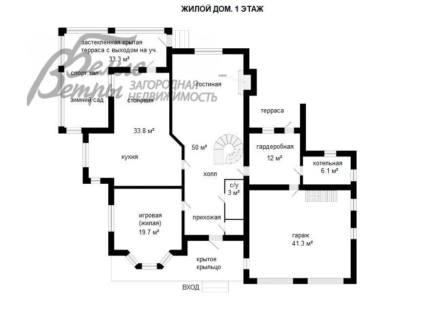 Дом Ново-Троицкое к/п Пучково id 119-701 планировка0