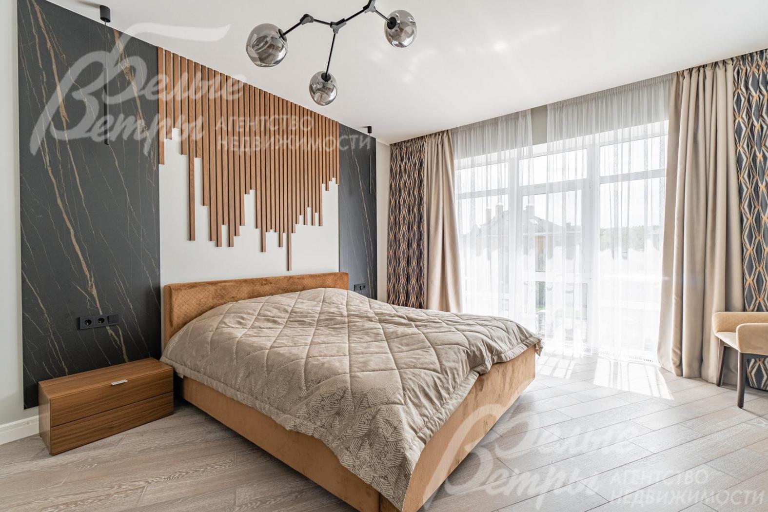 Мастер-спальня 28 кв.м с гардеробной и ванной комнатами