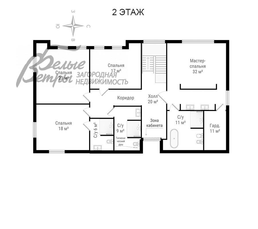 Дом Согласие-2 КП Фоминское id 124-431 планировка1