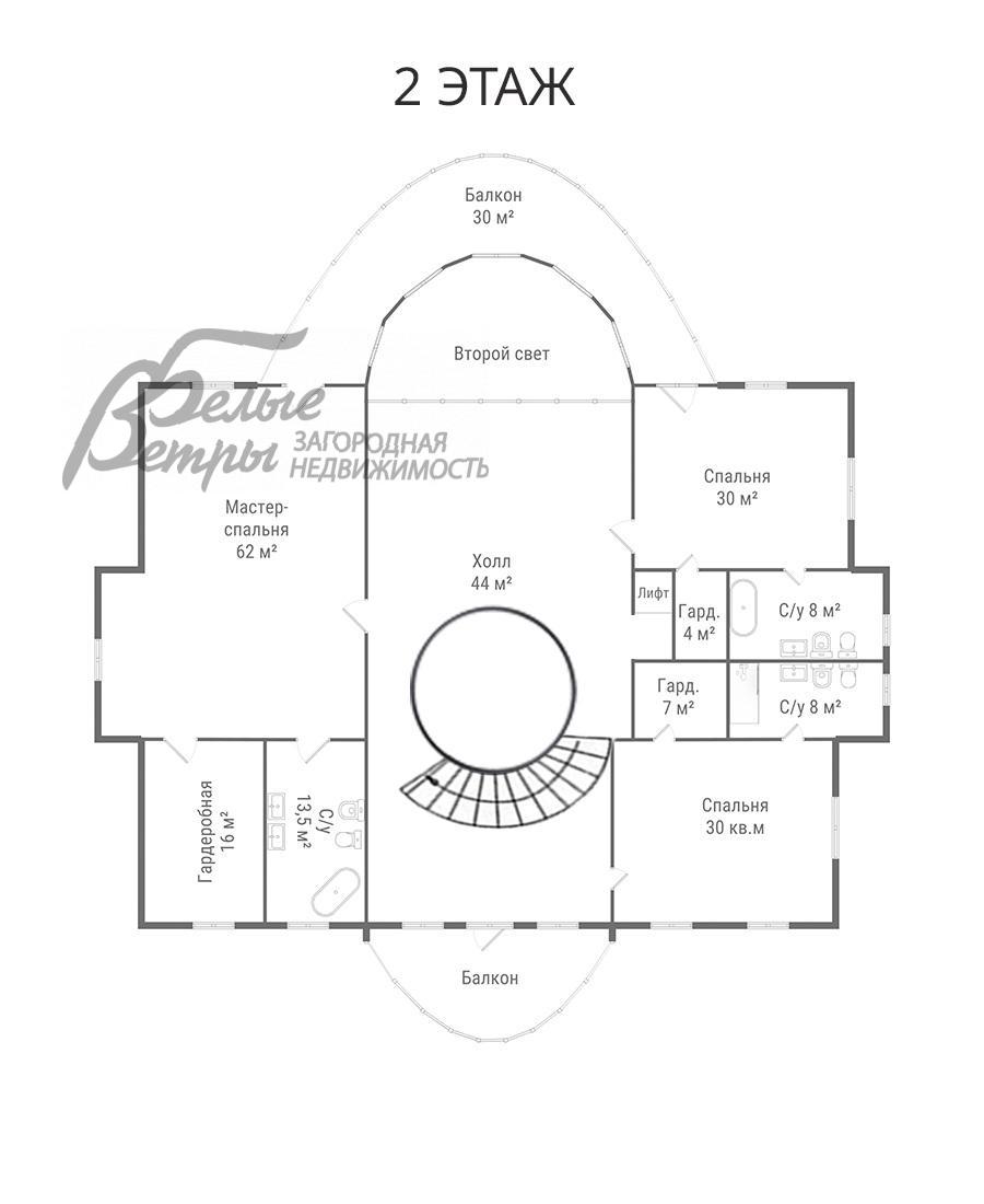 Дом Президент к/п  id 166-811 планировка1