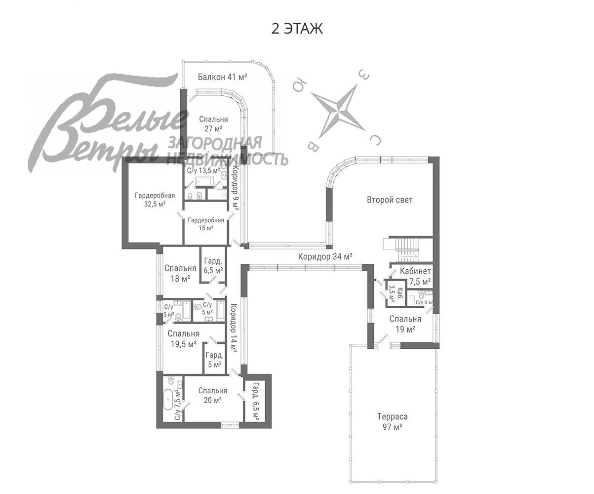 Дом Никольский Берег к/п Филино id 543-906 планировка1