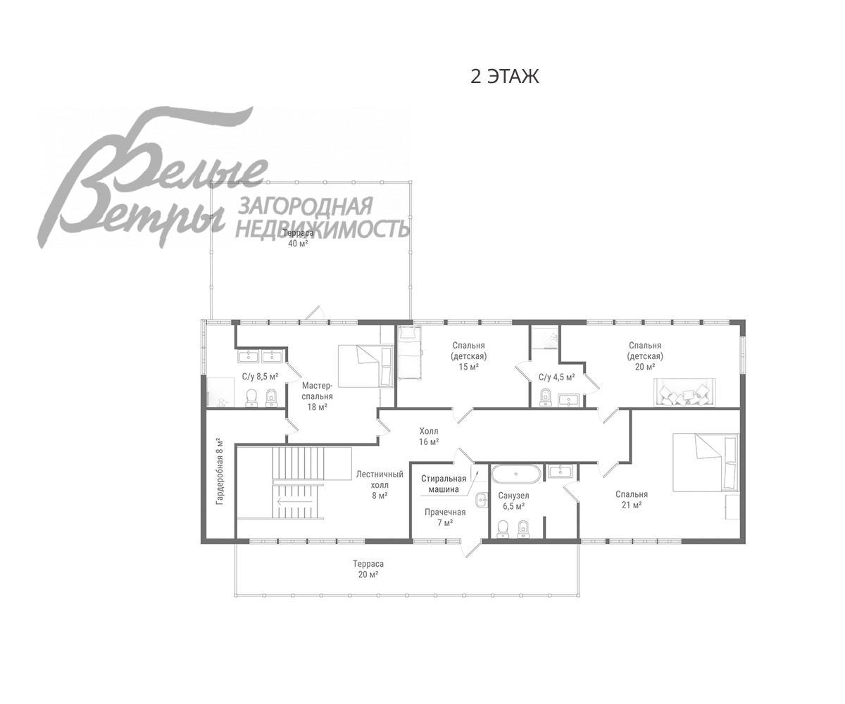 Дом Райт Вилладж КП  id 711-909 планировка1