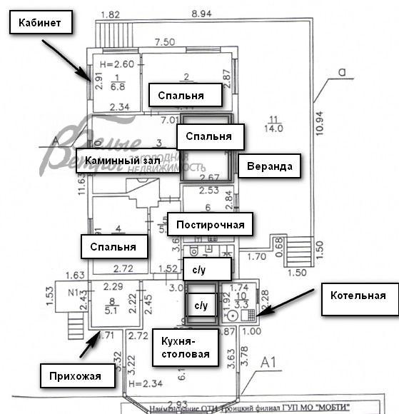 Дом в аренду Комфорт к/п Троицк id 547-002 планировка1