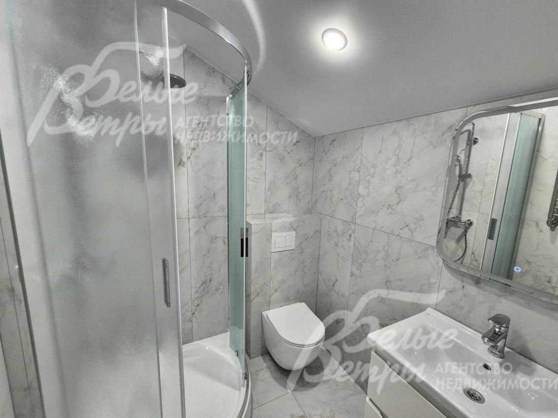 Санузел на мансардном этаже.