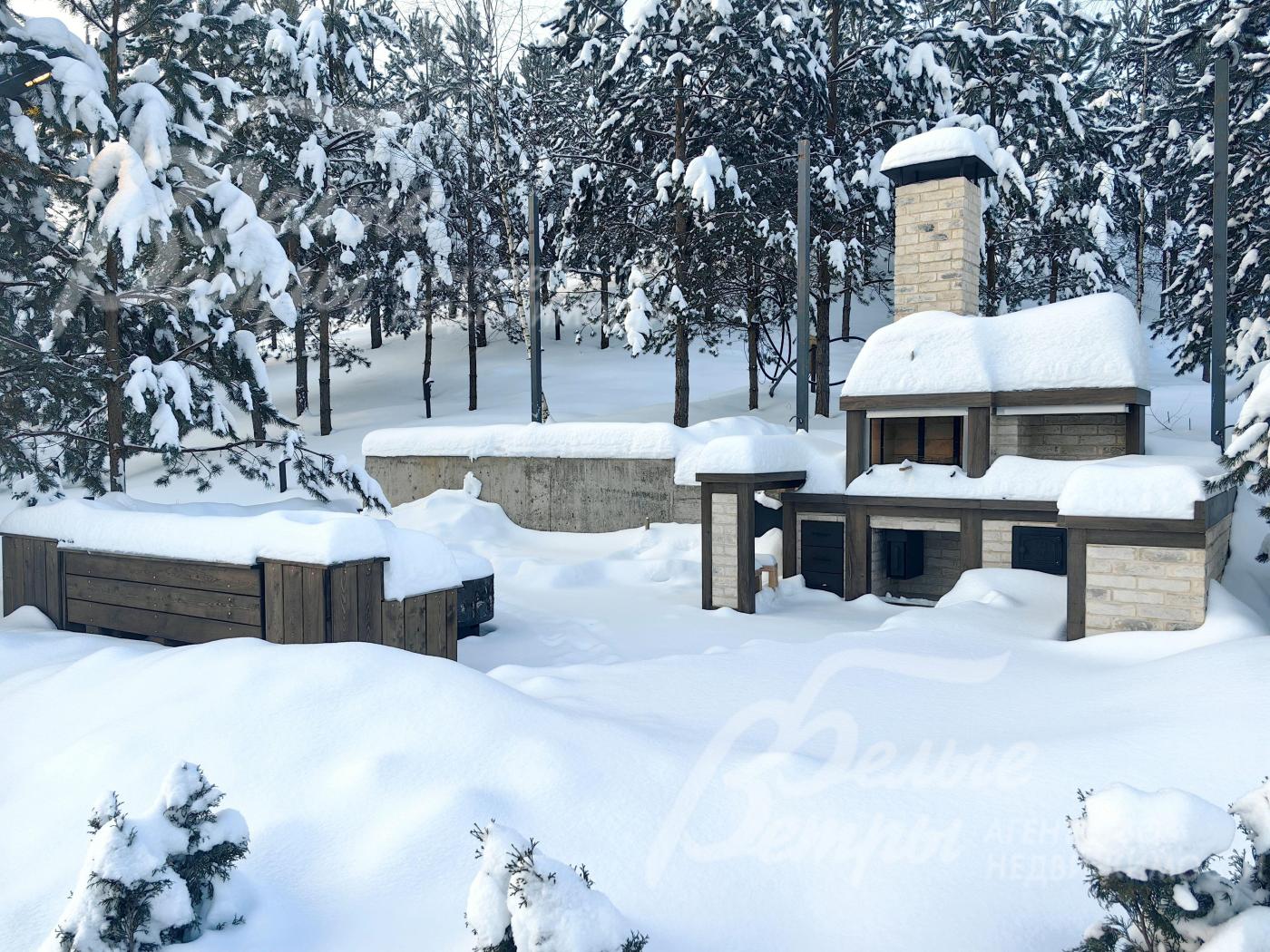 Зона барбекю на участке