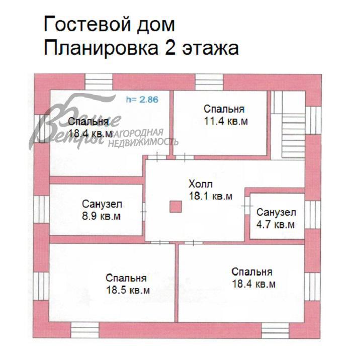 Дом в аренду Александровка КП  id 705-001 планировка4
