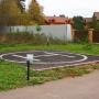 Вертолетная площадка в поселке Сосновый Бор