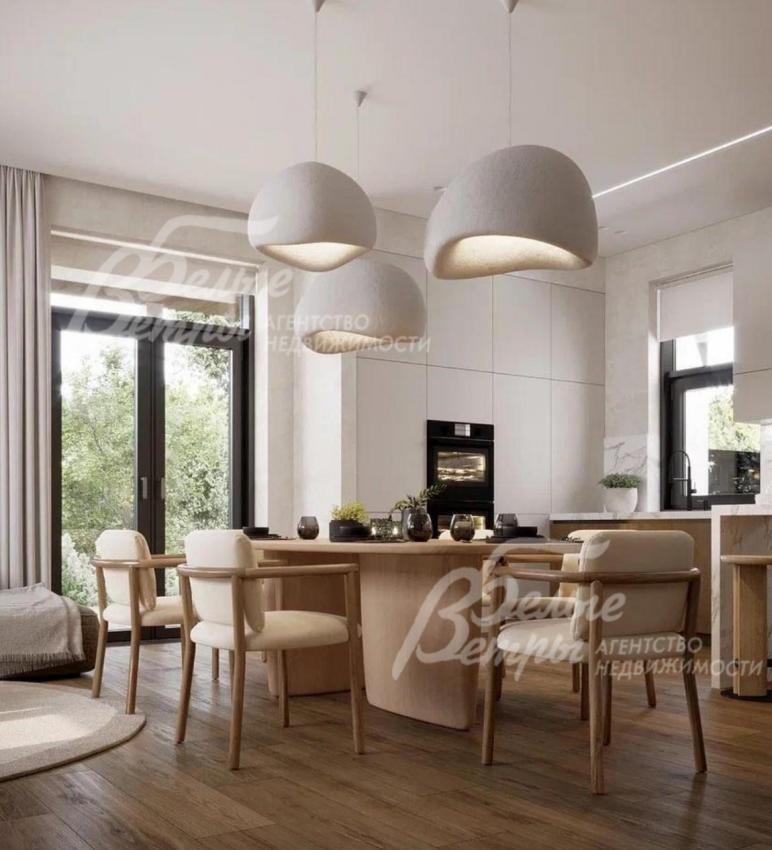 Кухня-столовая - визуализация проекта интерьера