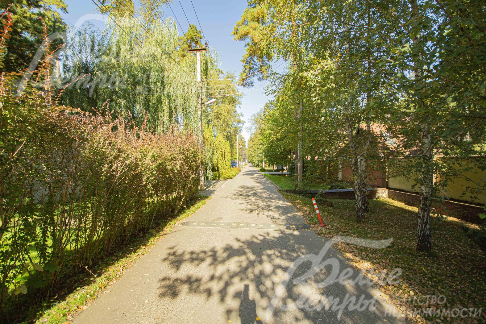 Асфальтированная дорога в поселке