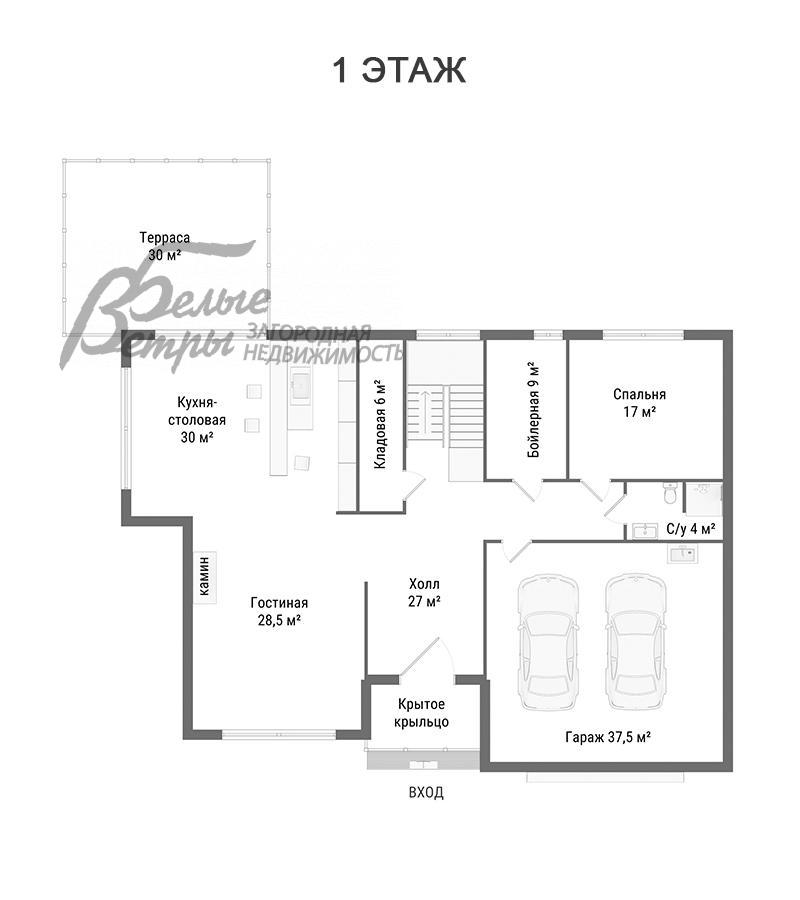 Дом Чистые Ключи КП Милюково id 469-925 планировка0