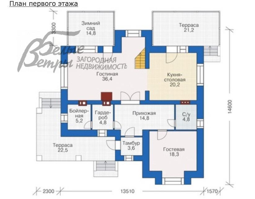 Дом Лесной пейзаж КП  id 567-301 планировка0