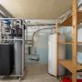 Отопление обеспечивается газовым котлом Rinnai мощностью 49 кВт, для горячего водоснабжения - бойлер косвенного нагрева Drazice
