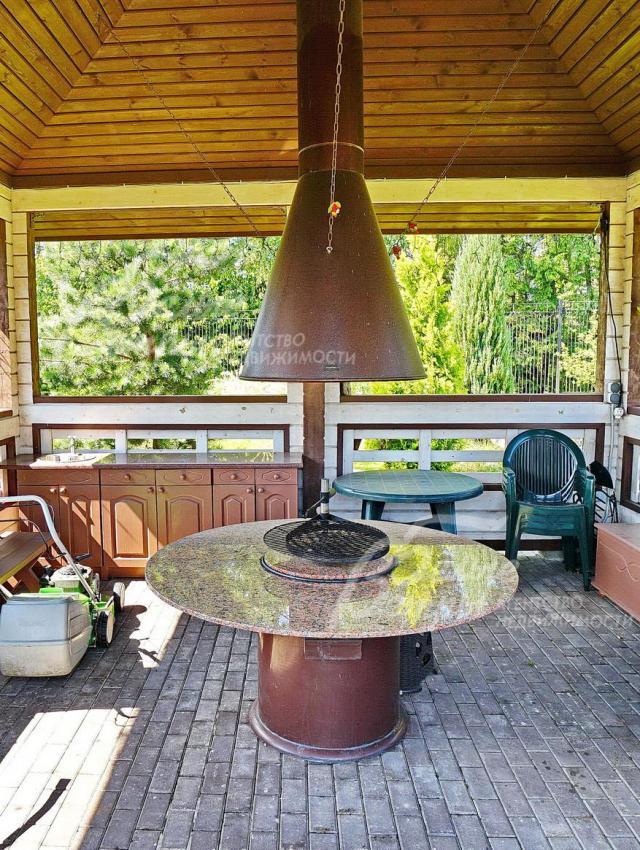 Мангал со столешницей из гранита