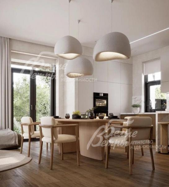 Кухня-столовая - визуализация проекта интерьера