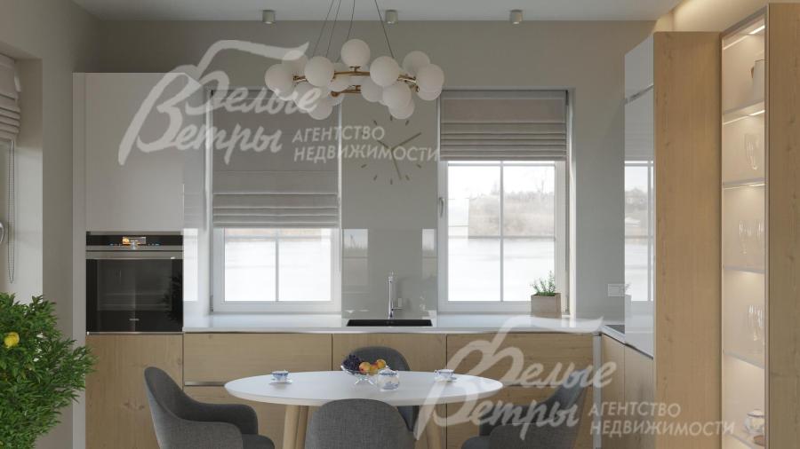 Потолки в доме - с нишами для скрытых карнизов и встраиваемого освещения, дополненные разнообразной подсветкой, создающей многоуровневый световой сценарий