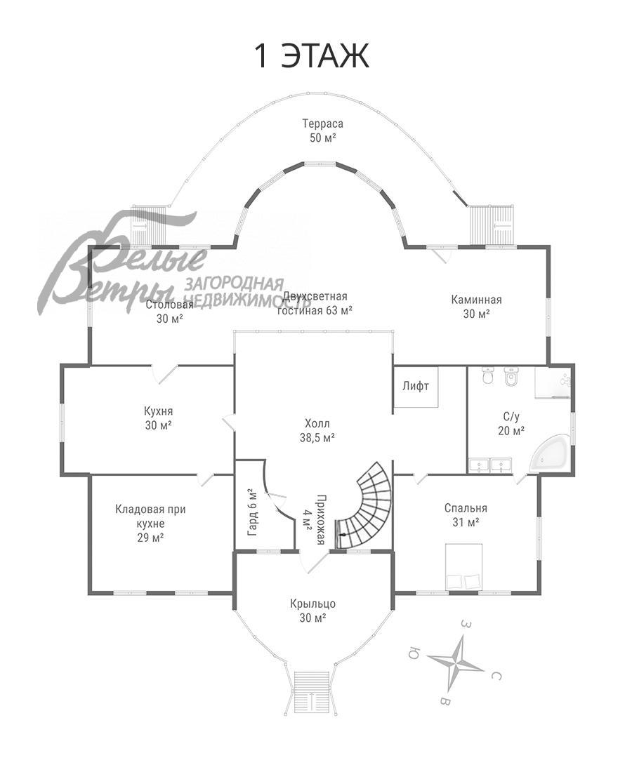 Дом Президент к/п  id 166-811 планировка0