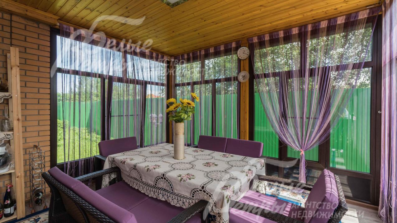 Застекленная утепленная веранда 15 кв.м