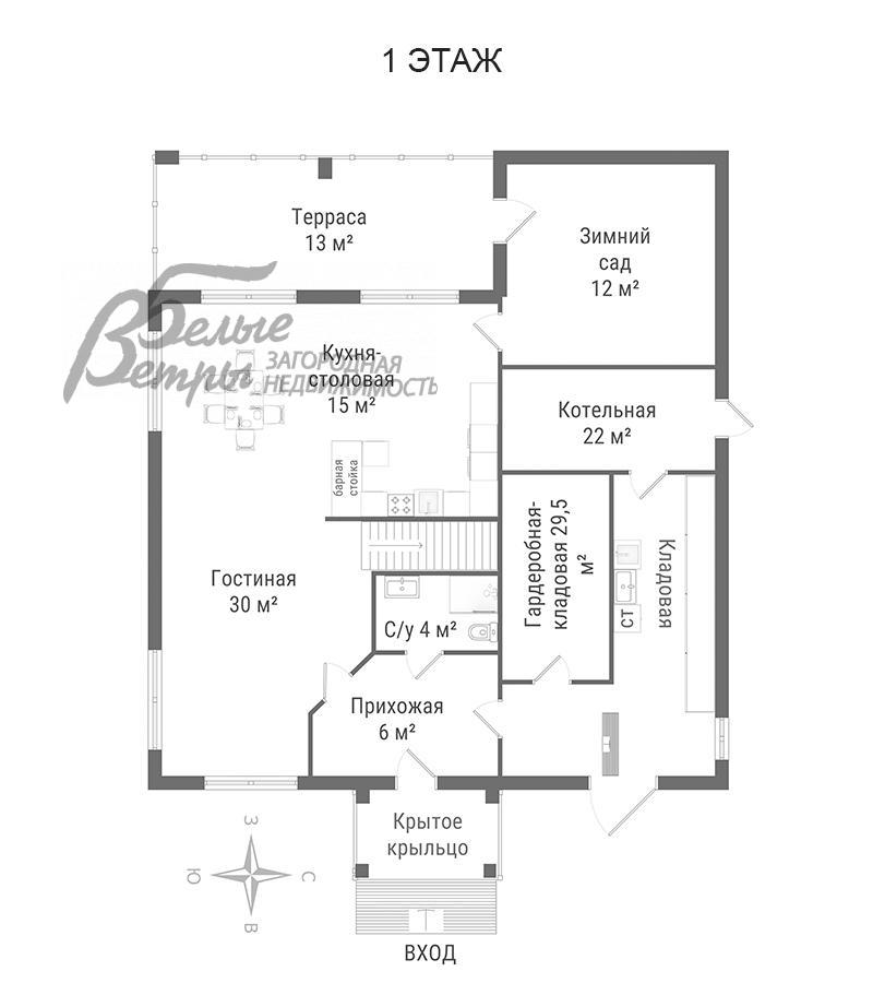 Дом Ново-Троицкое к/п Пучково id 119-116 планировка0