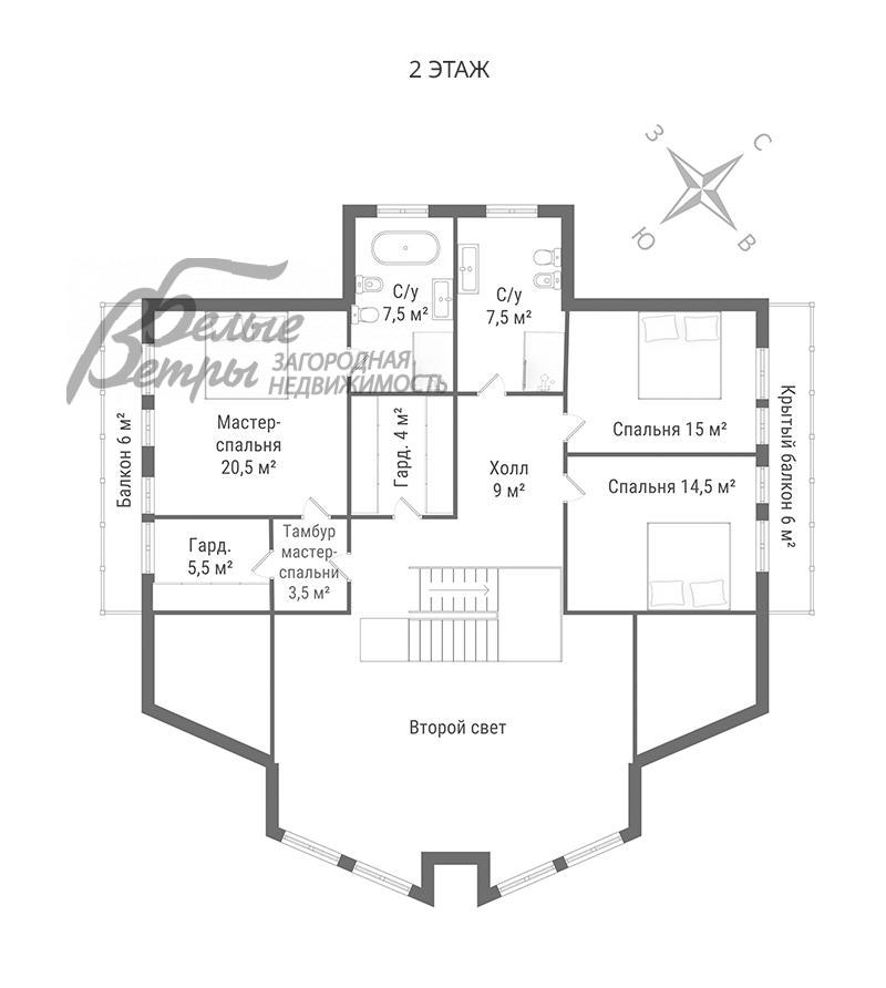 Дом Минзаг  id 116-213 планировка1