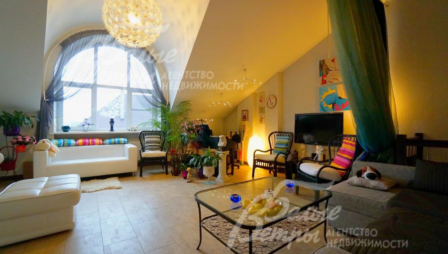 Студия на мансардном этаже 45 кв.м