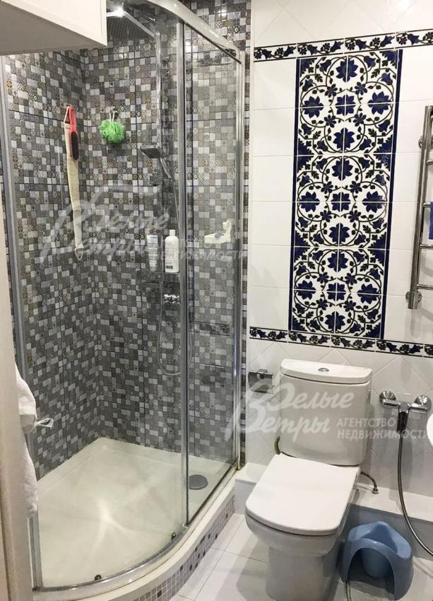 Один из с/у с душевой кабиной