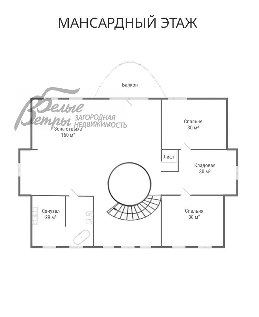 Дом Президент к/п  id 166-811 планировка2