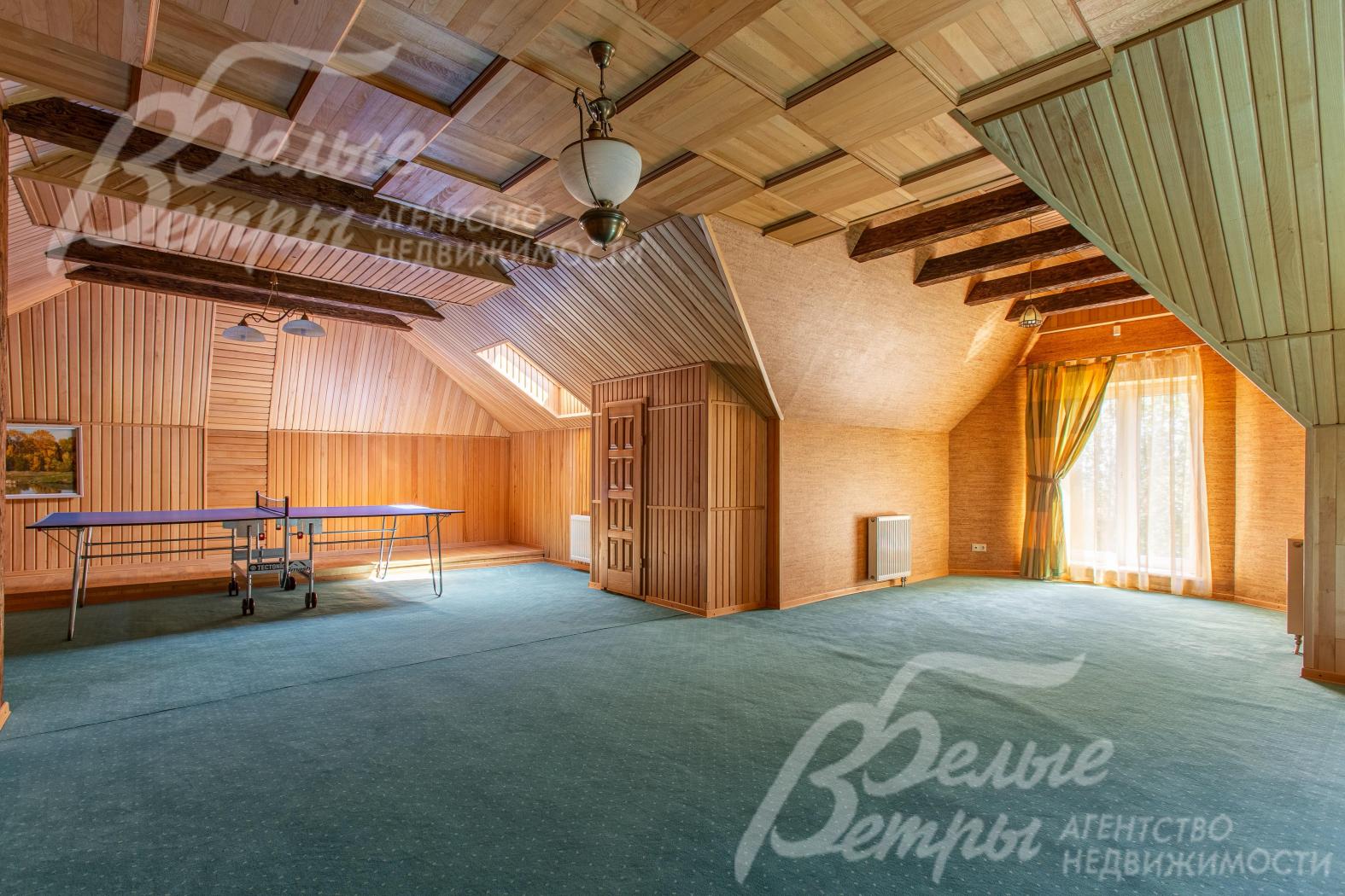 Мансардный этаж 68 кв.м с настольным теннисом 