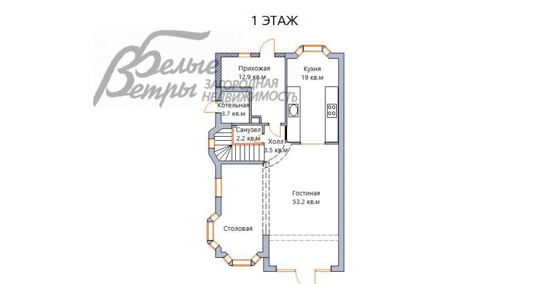 Таунхаус Дубровка ЖК Сосенки id 108-458 планировка0