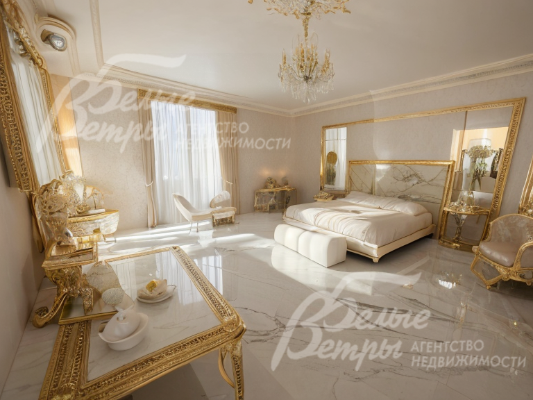 Визуализация мастер-спальни (вар.1)