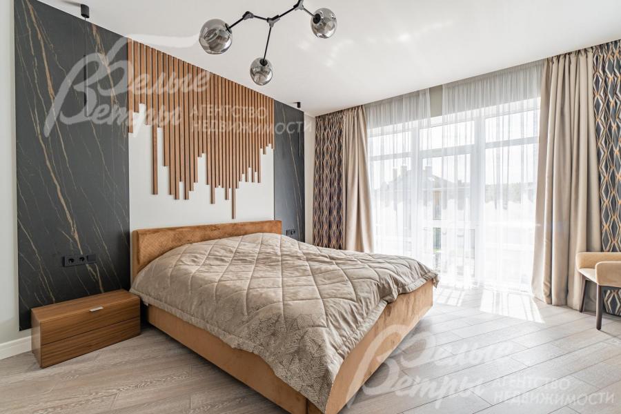 Мастер-спальня 28 кв.м с гардеробной и ванной комнатами