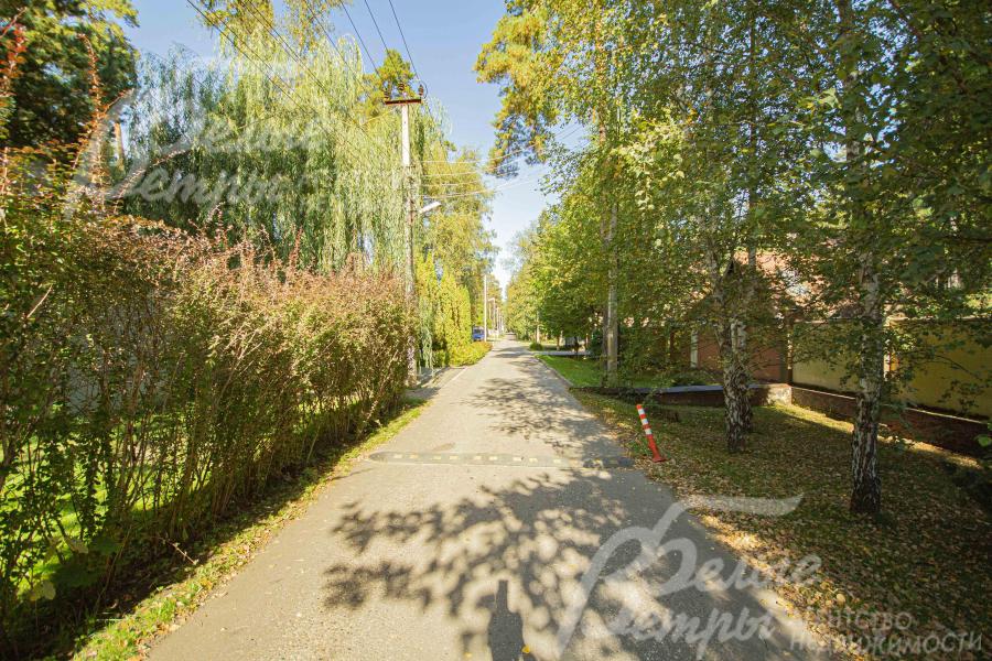 Асфальтированная дорога в поселке