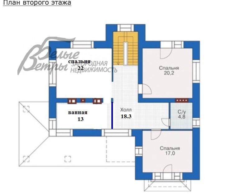 Дом Лесной пейзаж КП  id 567-301 планировка1