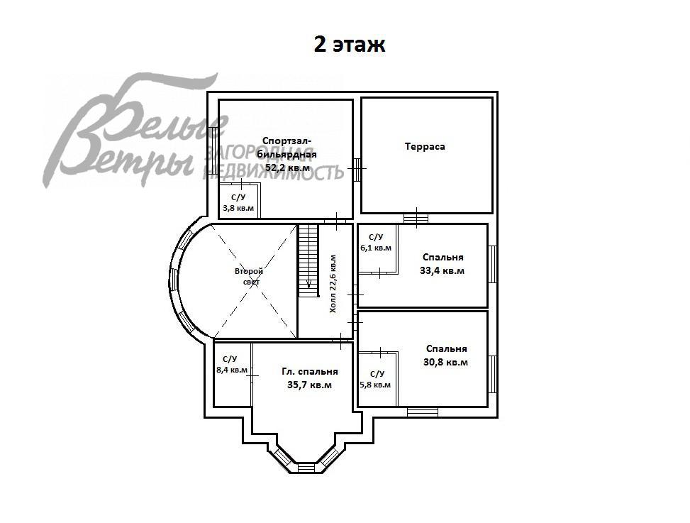 Дом Шишкин лес КП Шишкин лес id 139-827 планировка1