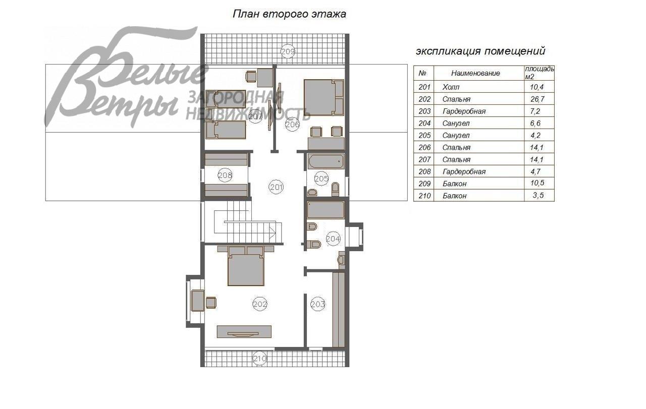 Дом Президент к/п  id 166-946 планировка1